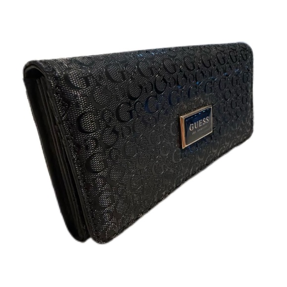 Guess Black & Gold Wallet NWOT - Picture 3 of 7